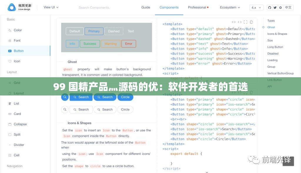 99 国精产品灬源码的优：软件开发者的首选