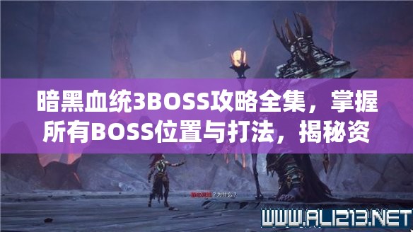 暗黑血统3BOSS攻略全集，掌握所有BOSS位置与打法，揭秘资源管理在战斗中的核心重要性