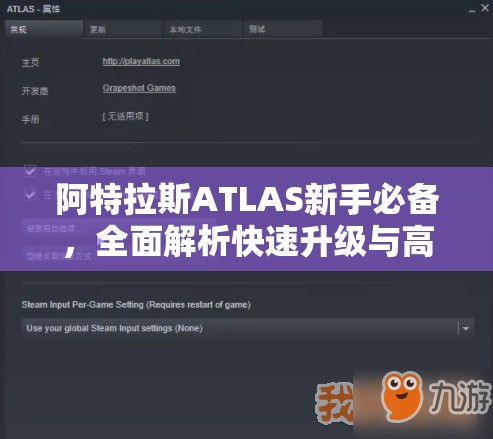 阿特拉斯ATLAS新手必备，全面解析快速升级与高效刷经验秘籍