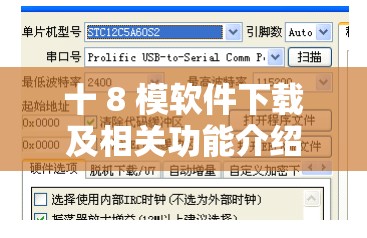 十 8 模软件下载及相关功能介绍