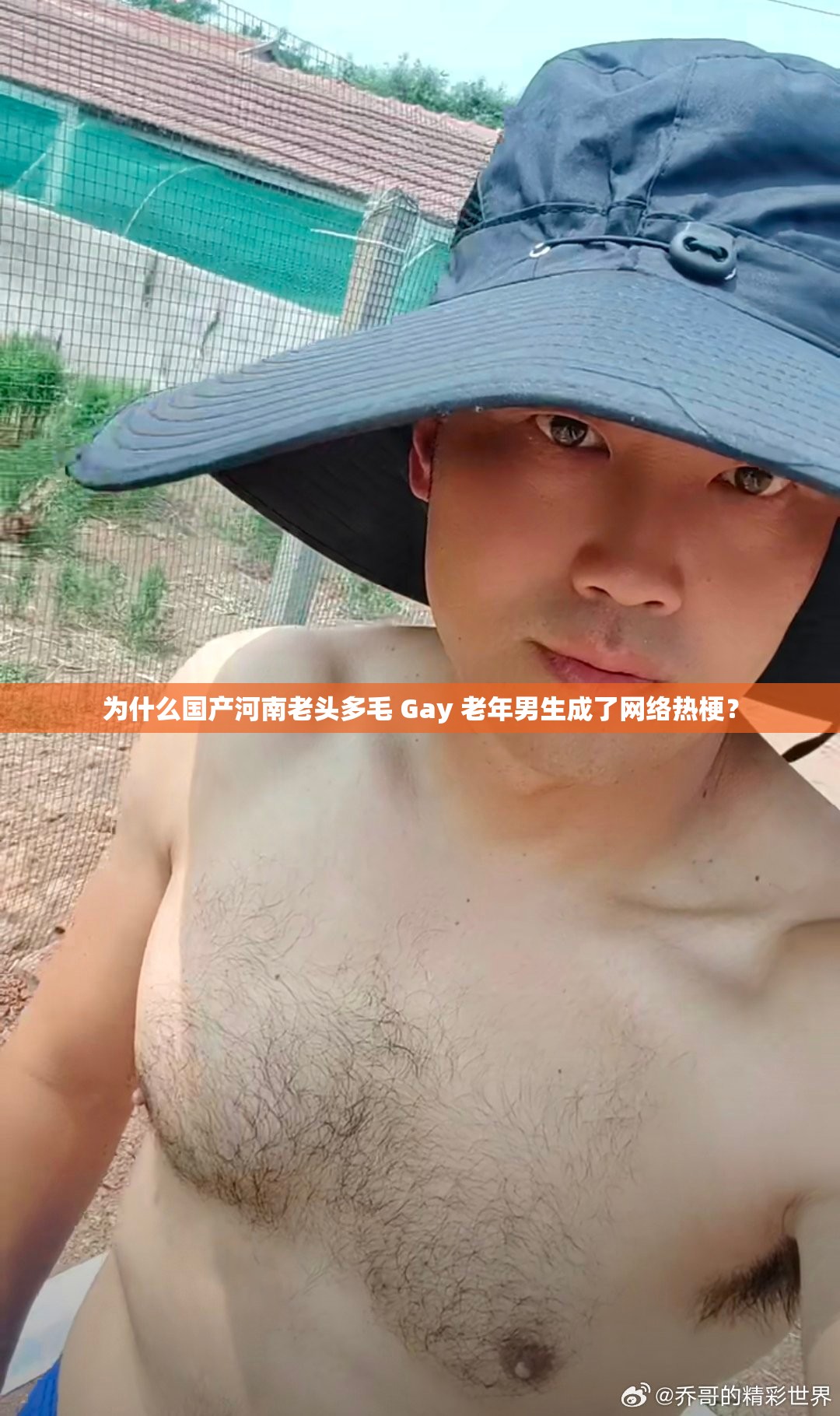 为什么国产河南老头多毛 Gay 老年男生成了网络热梗？