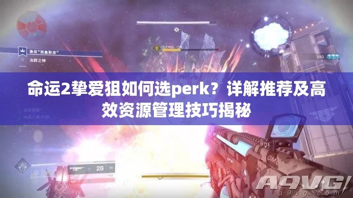 命运2挚爱狙如何选perk？详解推荐及高效资源管理技巧揭秘