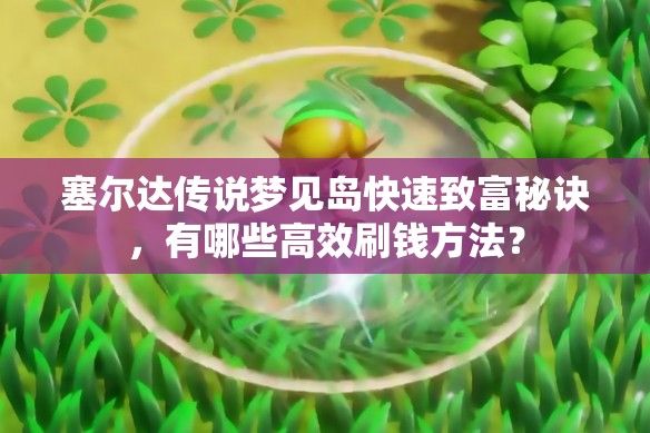 塞尔达传说梦见岛快速致富秘诀，有哪些高效刷钱方法？