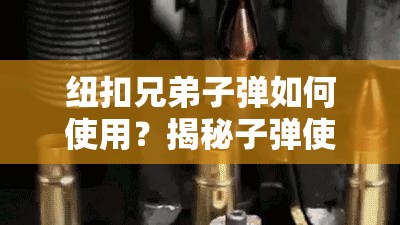 纽扣兄弟子弹如何使用？揭秘子弹使用技巧在资源管理中的关键性及策略