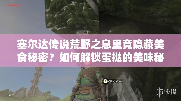 塞尔达传说荒野之息里竟隐藏美食秘密？如何解锁蛋挞的美味秘籍？