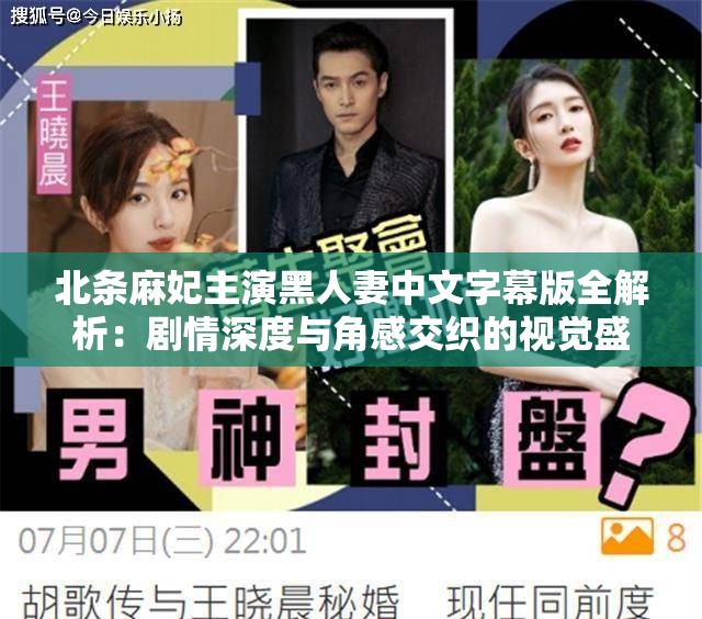 北条麻妃主演黑人妻中文字幕版全解析：剧情深度与角感交织的视觉盛宴