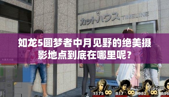 如龙5圆梦者中月见野的绝美摄影地点到底在哪里呢？