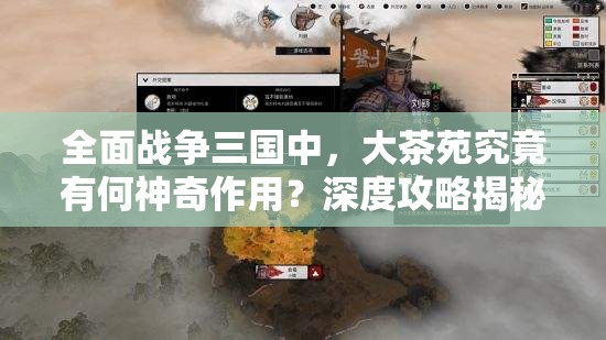 全面战争三国中，大茶苑究竟有何神奇作用？深度攻略揭秘悬念！