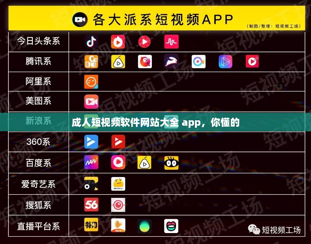 成人短视频软件网站大全 app，你懂的