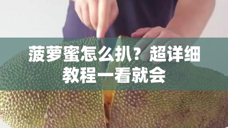 菠萝蜜怎么扒？超详细教程一看就会