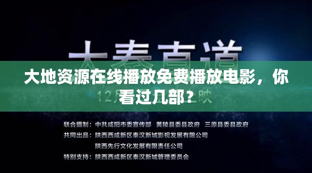 大地资源在线播放免费播放电影，你看过几部？