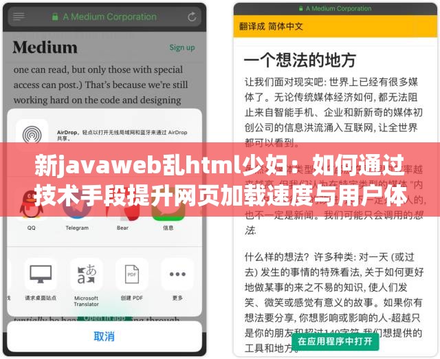 新javaweb乱html少妇：如何通过技术手段提升网页加载速度与用户体验？