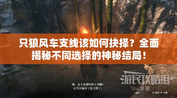 只狼风车支线该如何抉择？全面揭秘不同选择的神秘结局！