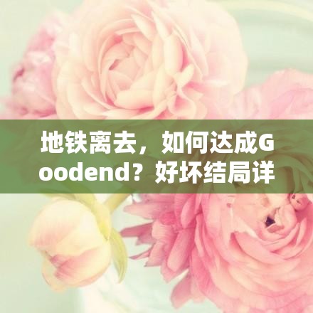 地铁离去，如何达成Goodend？好坏结局详解与条件攻略揭秘