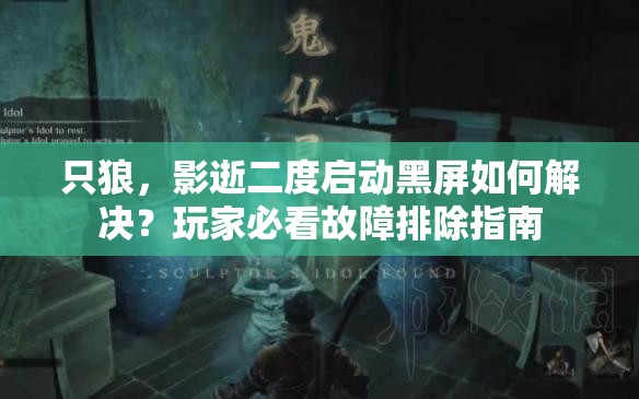 只狼，影逝二度启动黑屏如何解决？玩家必看故障排除指南