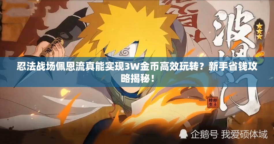 忍法战场佩恩流真能实现3W金币高效玩转？新手省钱攻略揭秘！