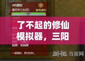 了不起的修仙模拟器，三阳三昧丙丁炼火诀属性匹配效果何在？玩法将迎怎样革命？